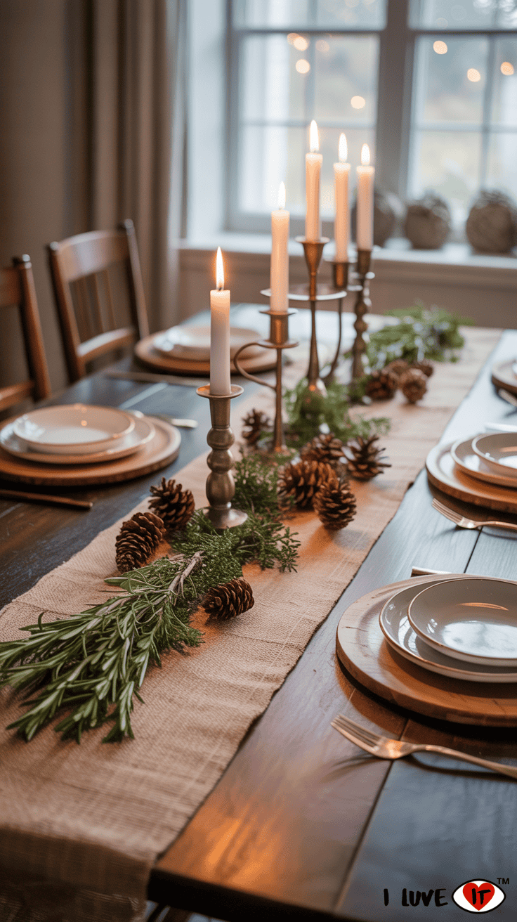 rustic fall table decorations