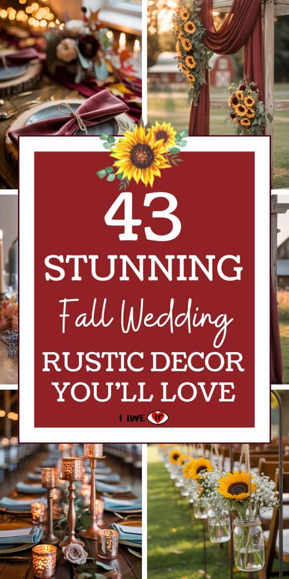 rustic fall wedding