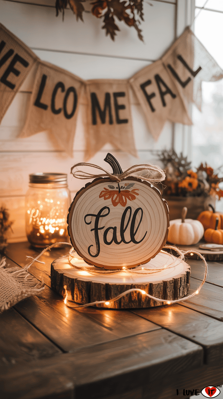 fall rustic diy decor