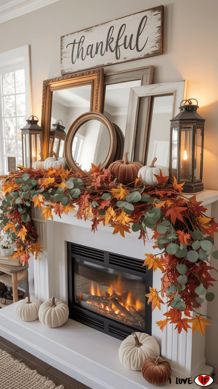 fall mantel