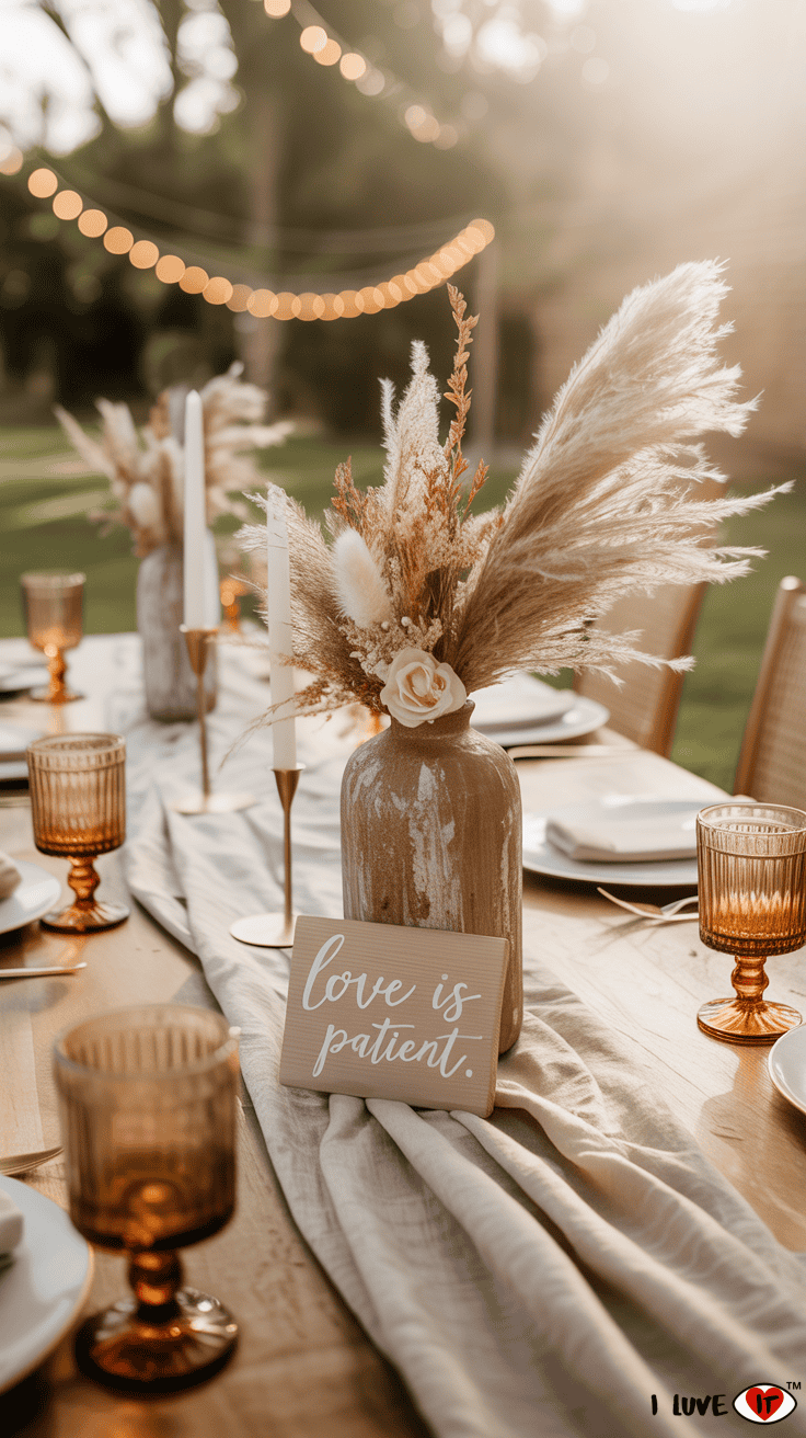 boho fall wedding ideas