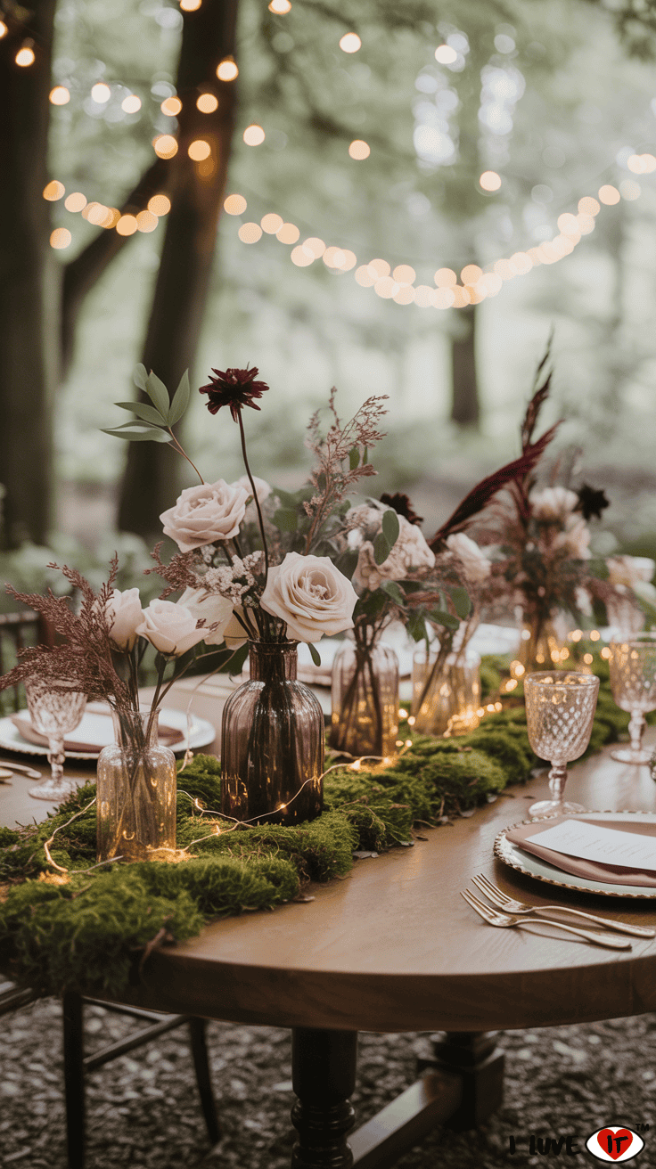 fall woodland wedding