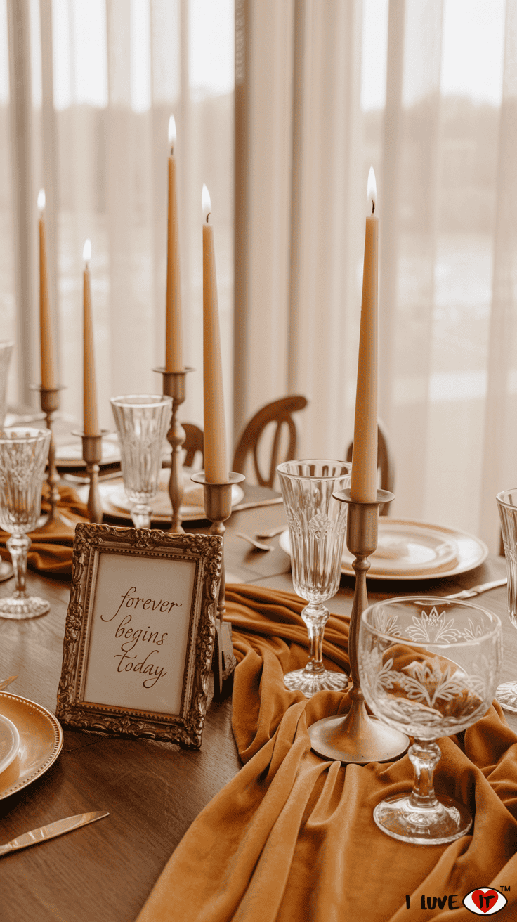 vintage fall wedding